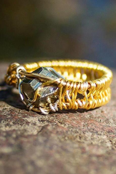 Pyrite ring