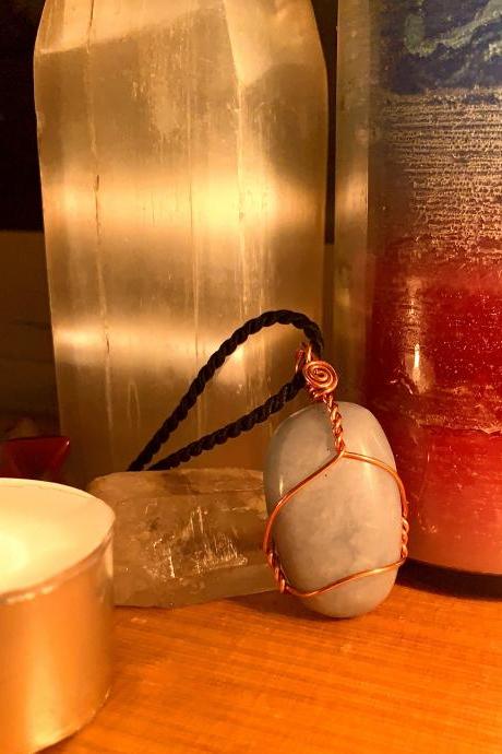Angelite pendant